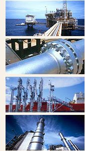 Several views of oil platforms