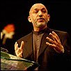 Afghan president Hamid Karzai