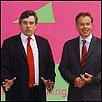 Gordon Brown and Tony Blair