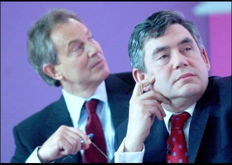 Tony Blair and Gordon Brown