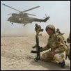 British Army in action