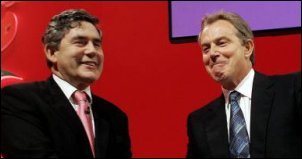 Gordon Brown and Tony Blair