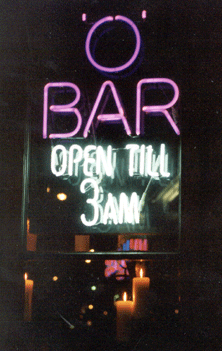 A bar's neon sign