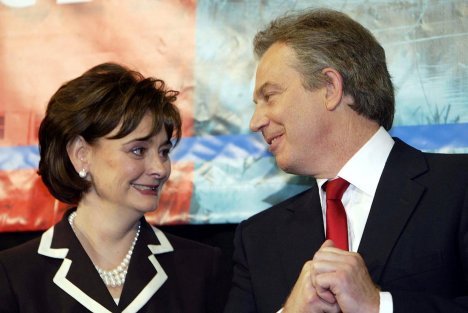 Tony and Cherie Blair