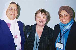 With Iraqi women leaders
