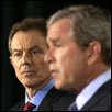 Tony Blair and President Bush