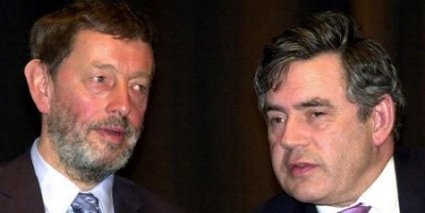 David Blunkett and Gordon Brown