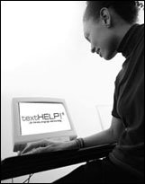 Lady using textHELP Systems