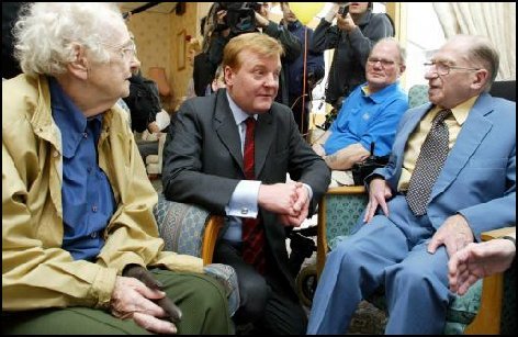 Kennedy visits an old people's home